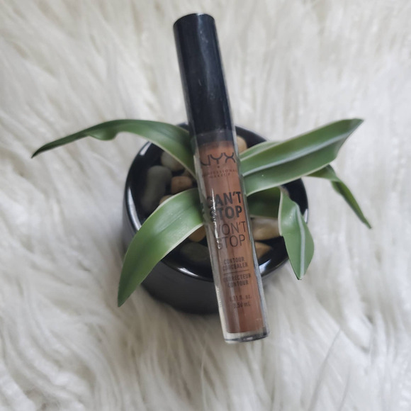 NYX Can't Stop Won't Stop Contour Concealer / Corrector Walnut - Picture 1 of 5
